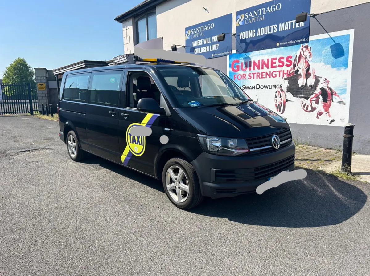 Black VWtransporter 9 seater - Image 1