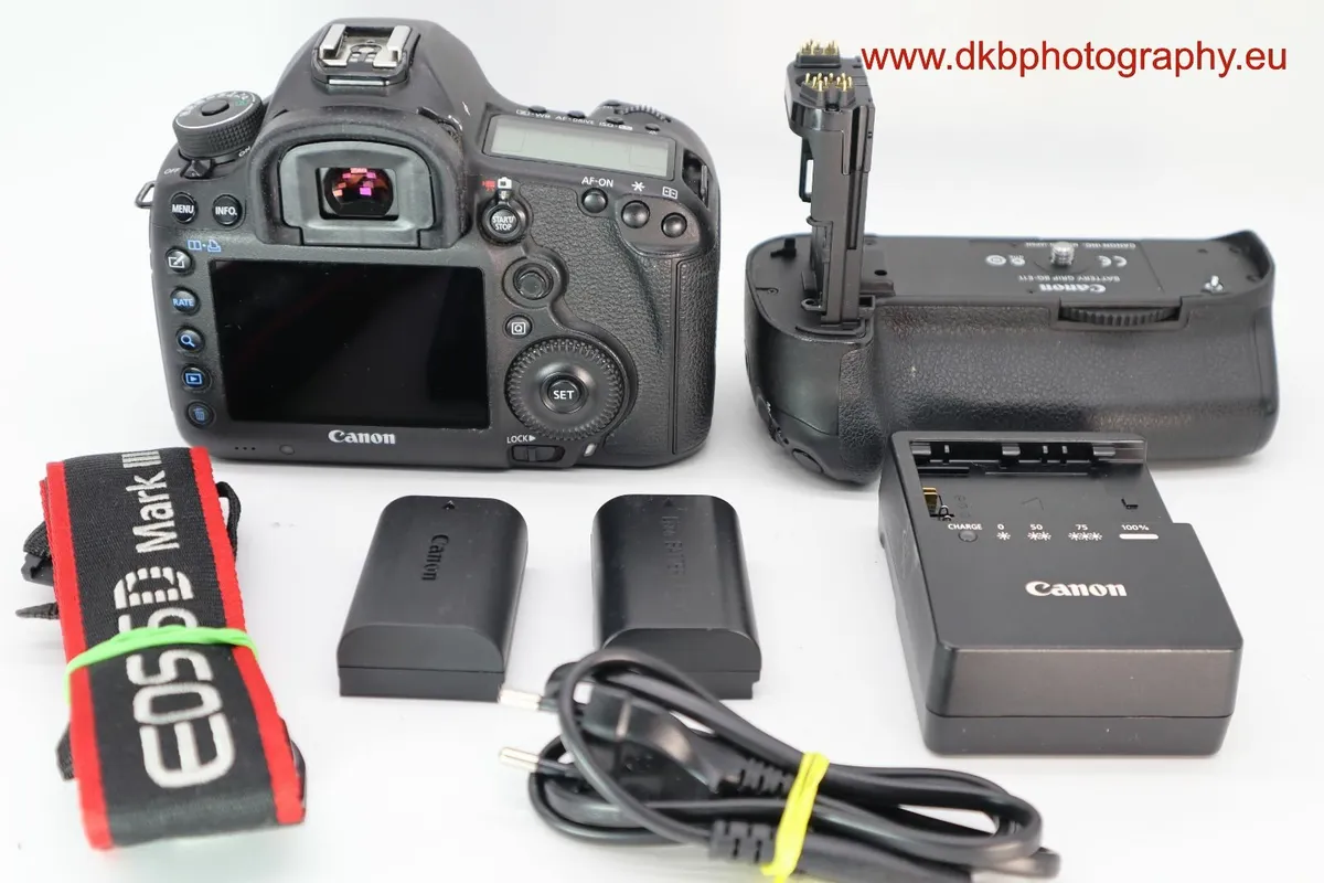 CANON 5D MK 3 CAMERA & BATTERY GRIP #089 - Image 2