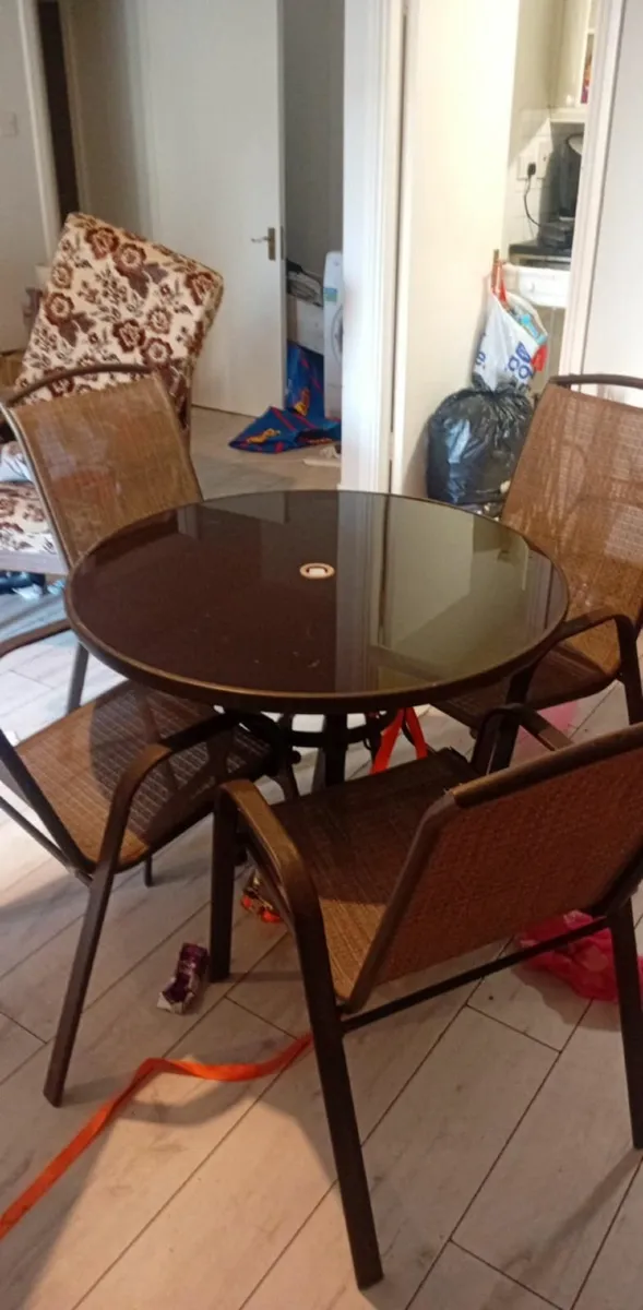 Table and chairs