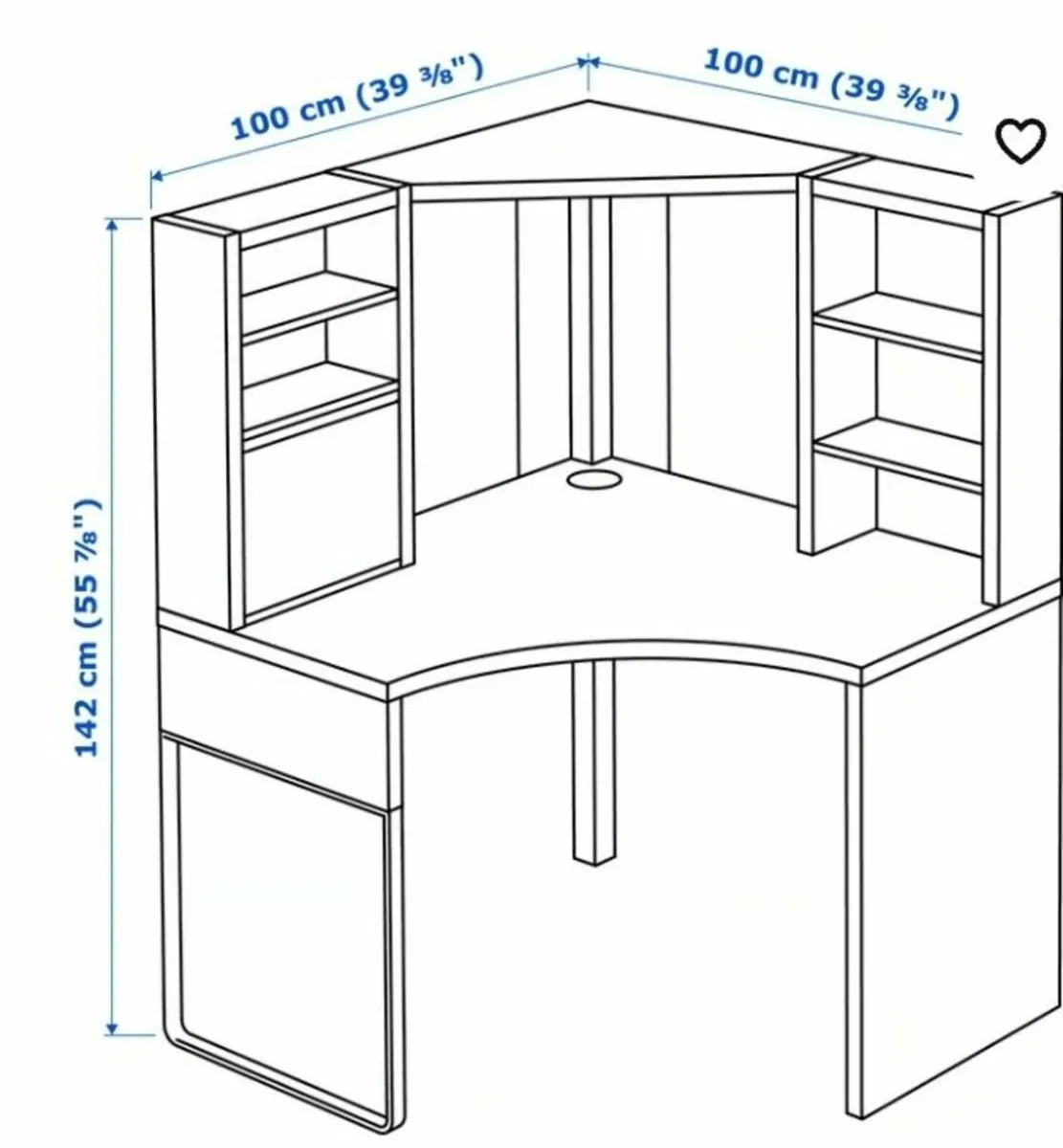 Bedroom / desk unit. - Image 3