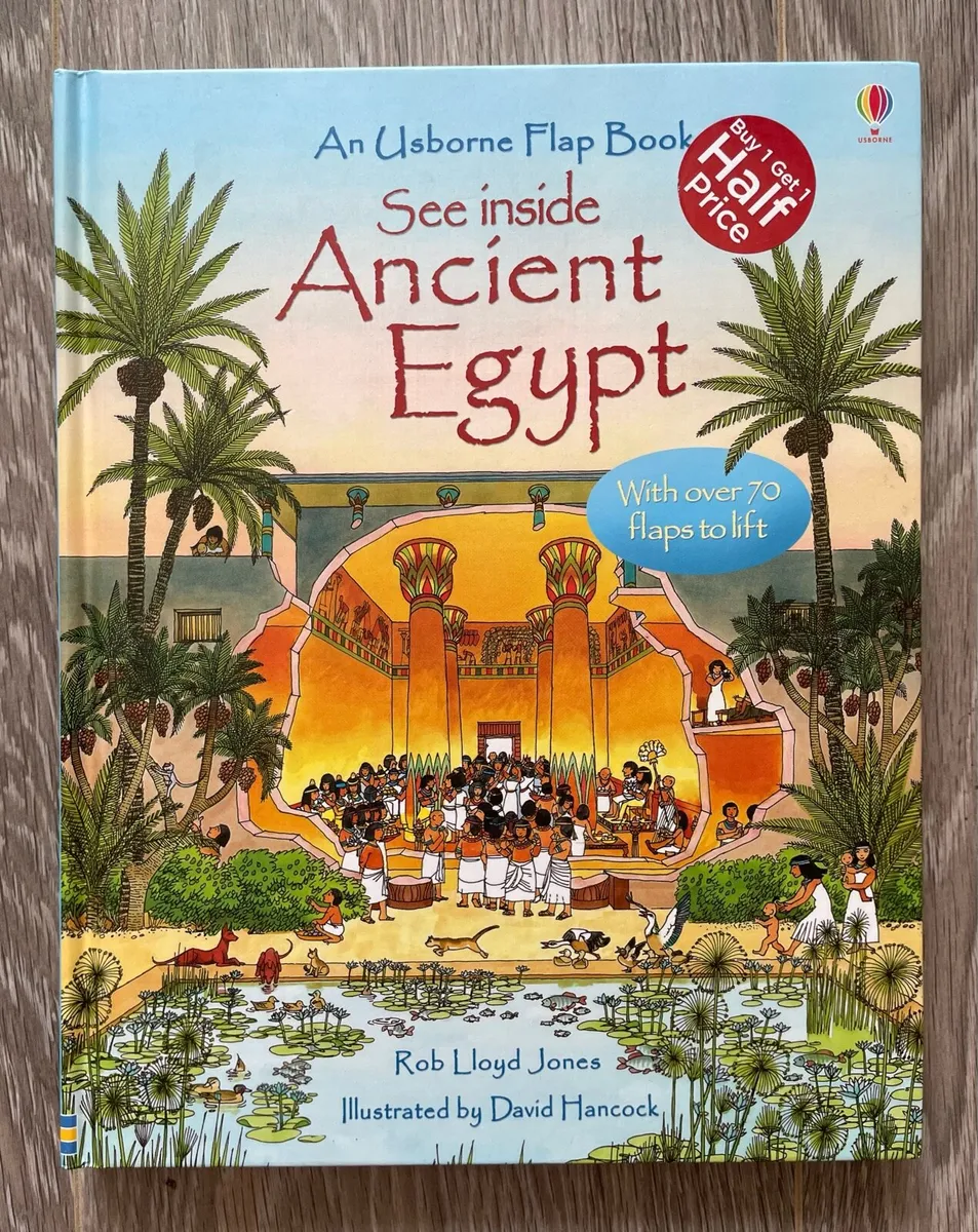 BRAND NEW An Usborne Flap Book Ancient Egypt - Image 1