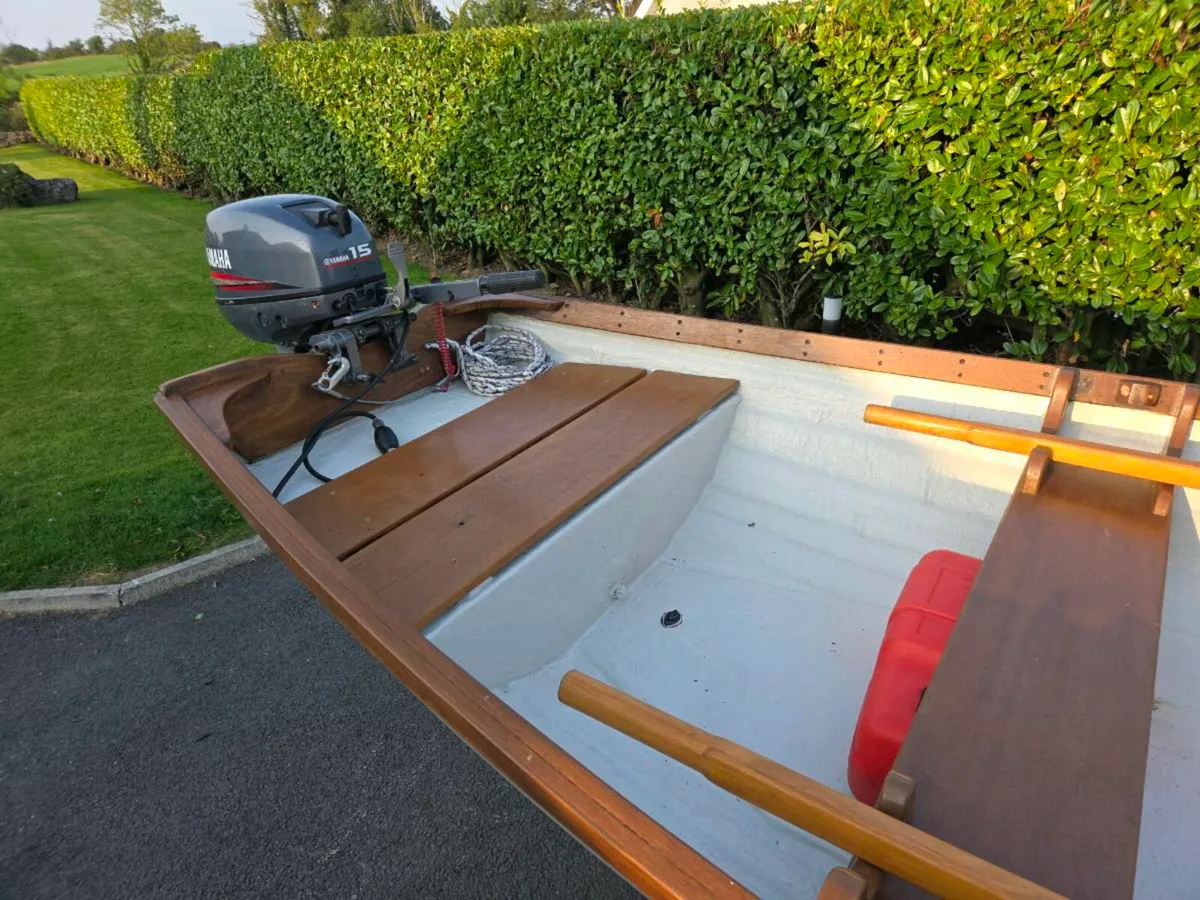 18ft Lake boat with trailer and 15hp engine - Image 4