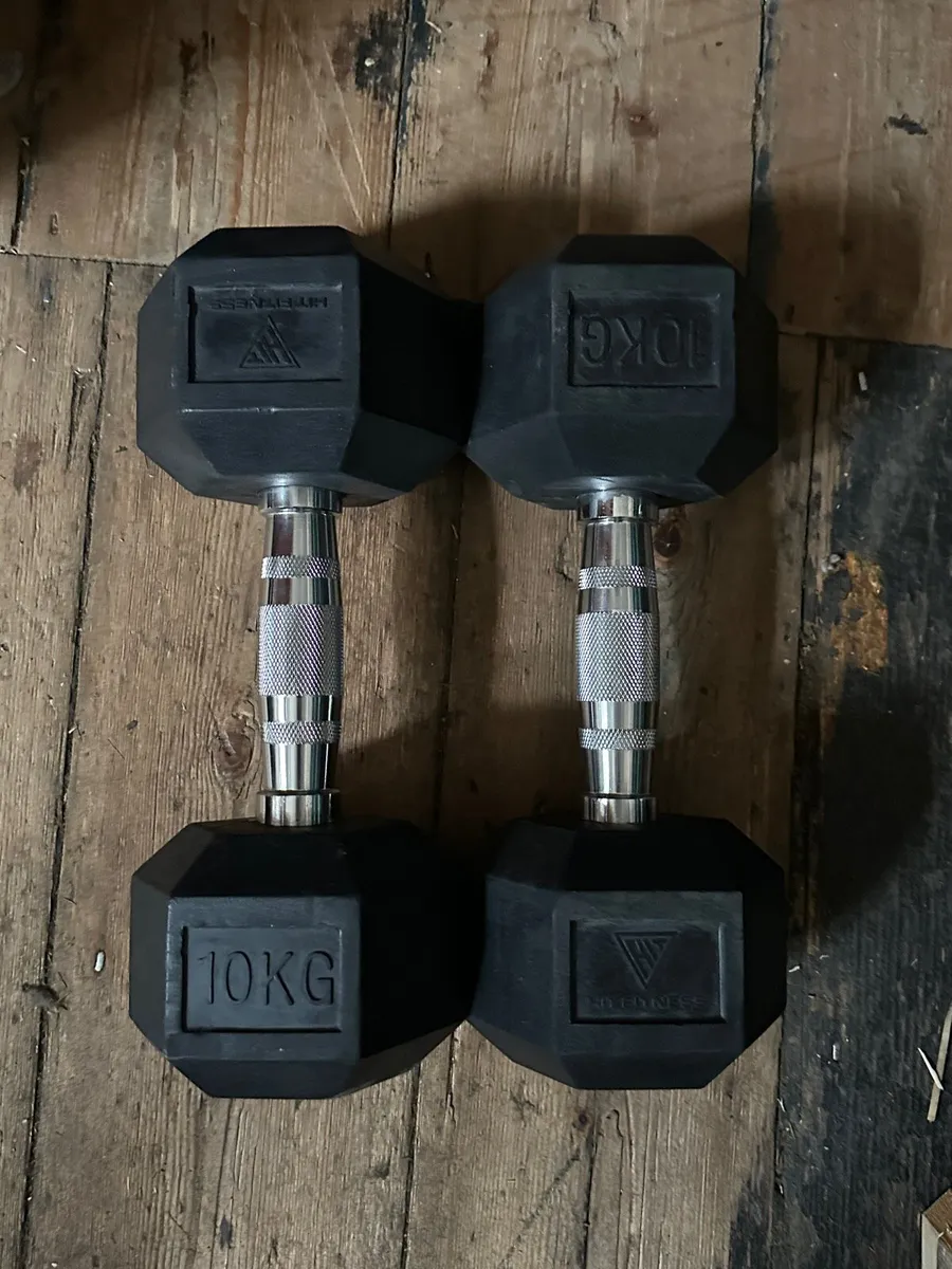 Dumbbells - Hex, Black Weights - Image 4