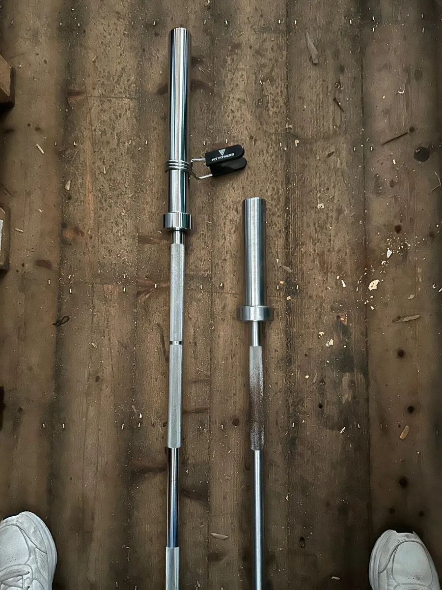 Gym Barbells- 7ft and 5ft Bars Available - Image 1