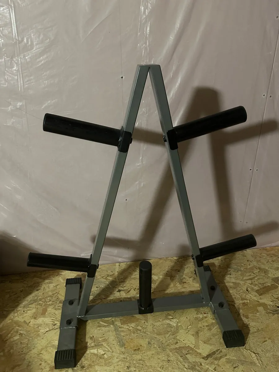 Gym Weight Plate Tree- Gym Storage - Image 1
