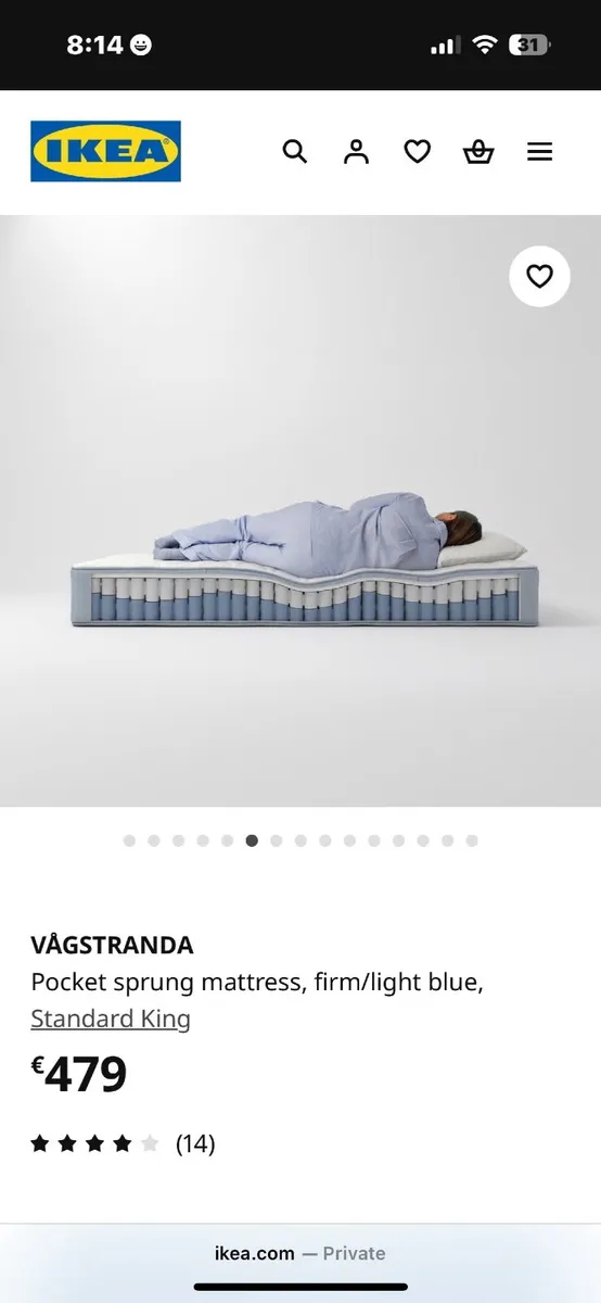 ikea king mattress - Image 3