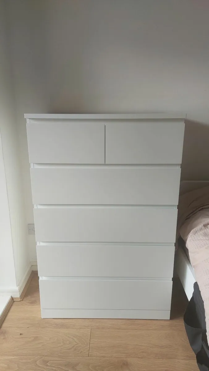 Chest of drawer MALM from Ikea, white - Image 1