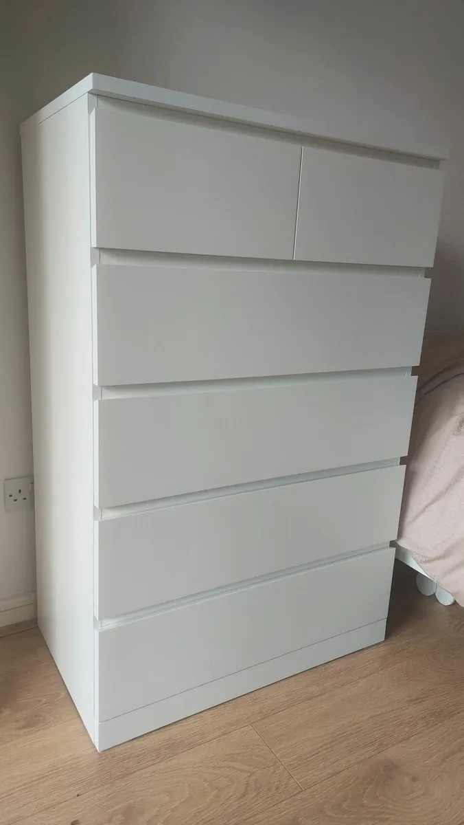 Chest of drawer MALM from Ikea, white - Image 2
