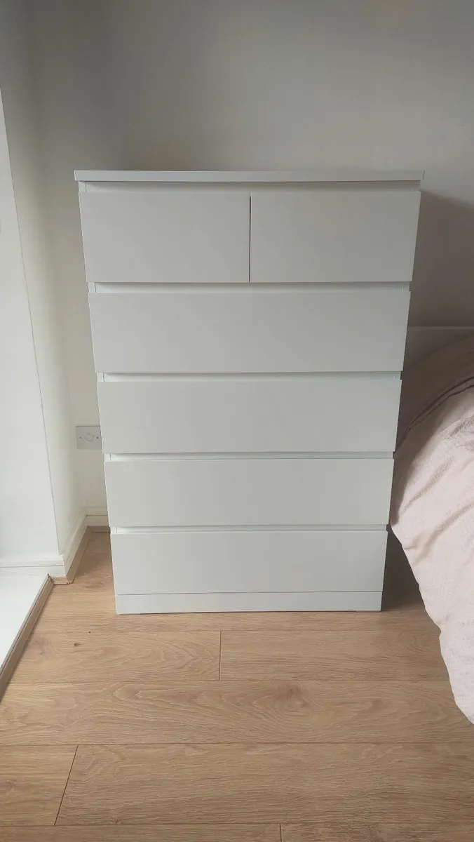 Chest of drawer MALM from Ikea, white - Image 3
