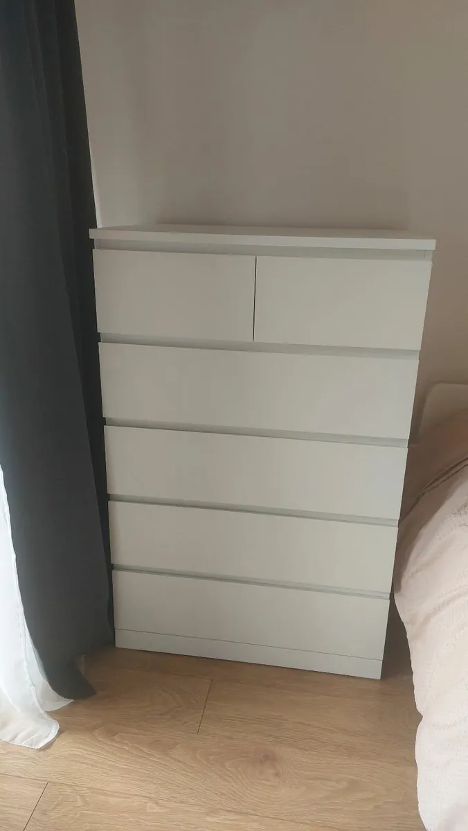 Chest of drawer MALM from Ikea, white - Image 4