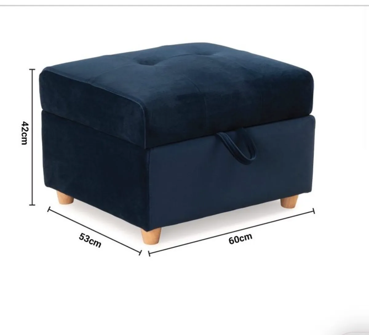 3 piece sofa suite (2 seater sofa, armchair & footstool) - Image 4