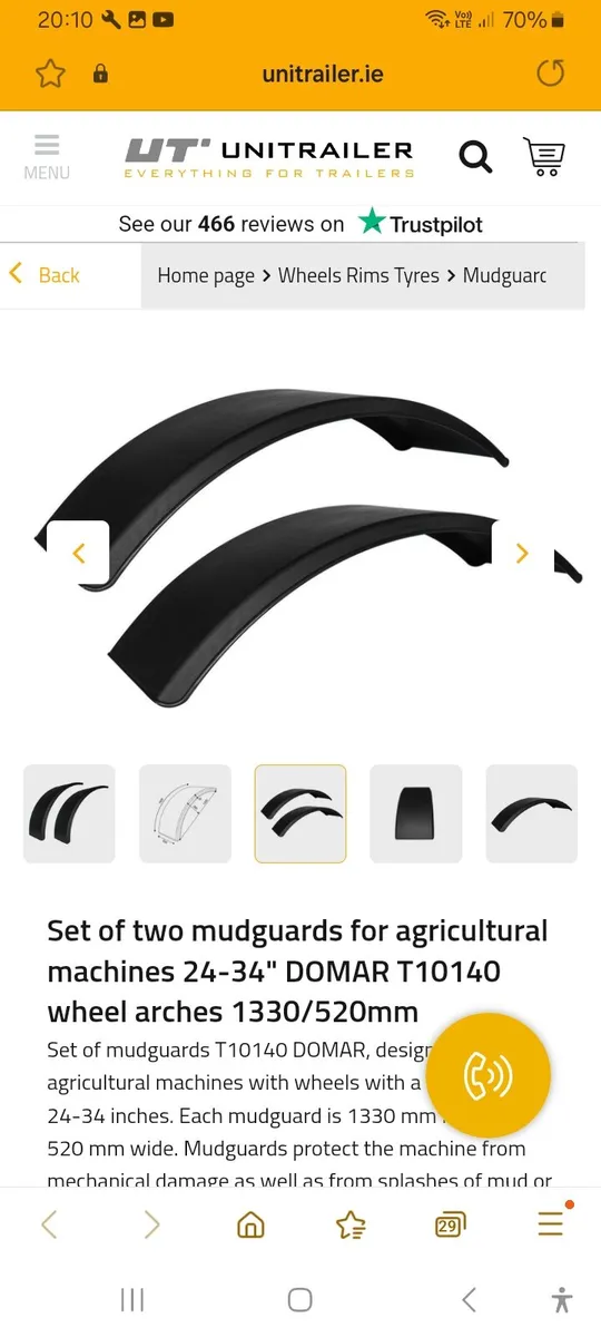 Universal mud guards for agriculture machinery - Image 3