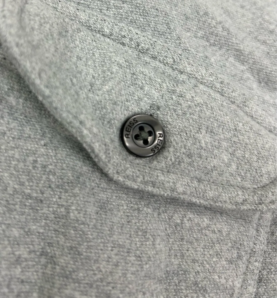 Reiss Heavyweight Cotton Shirt Mens S/M - Image 3