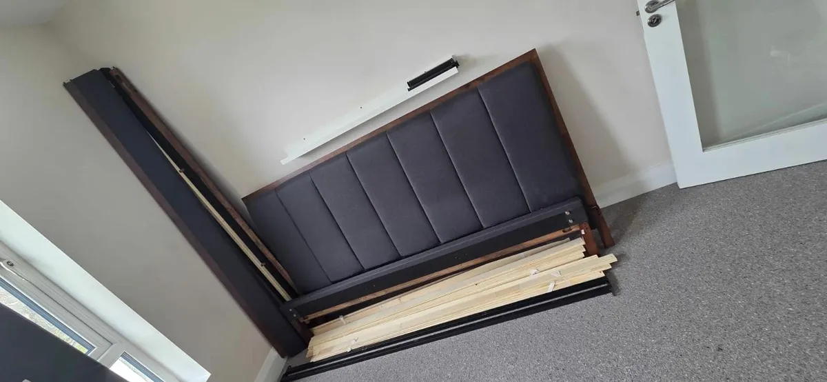 Super King Size Mattress and Bed Frame - 6tf - Image 3