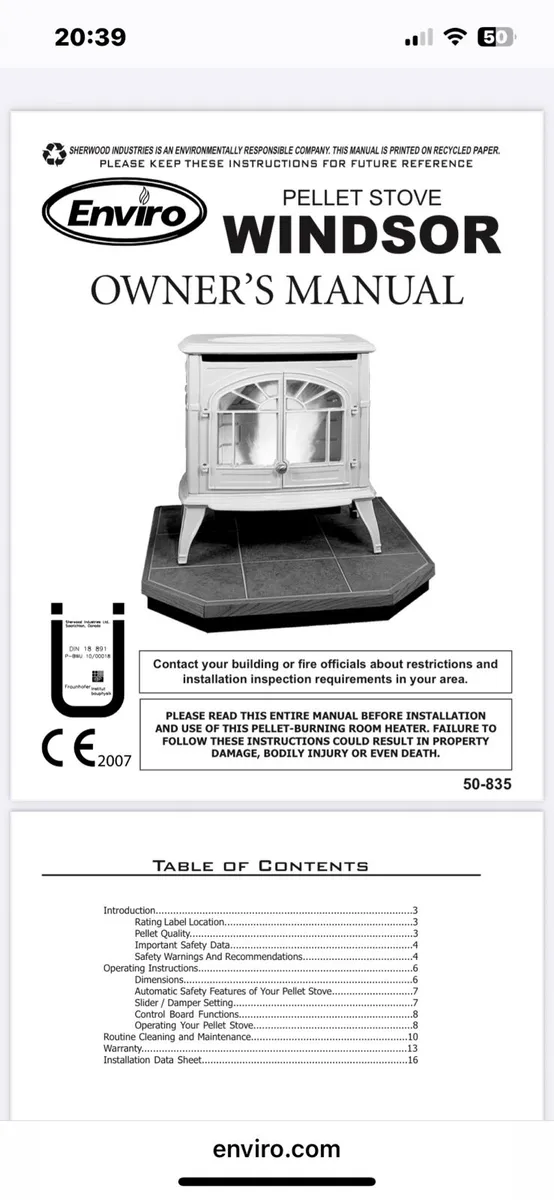 Wood pellet stove - Image 2