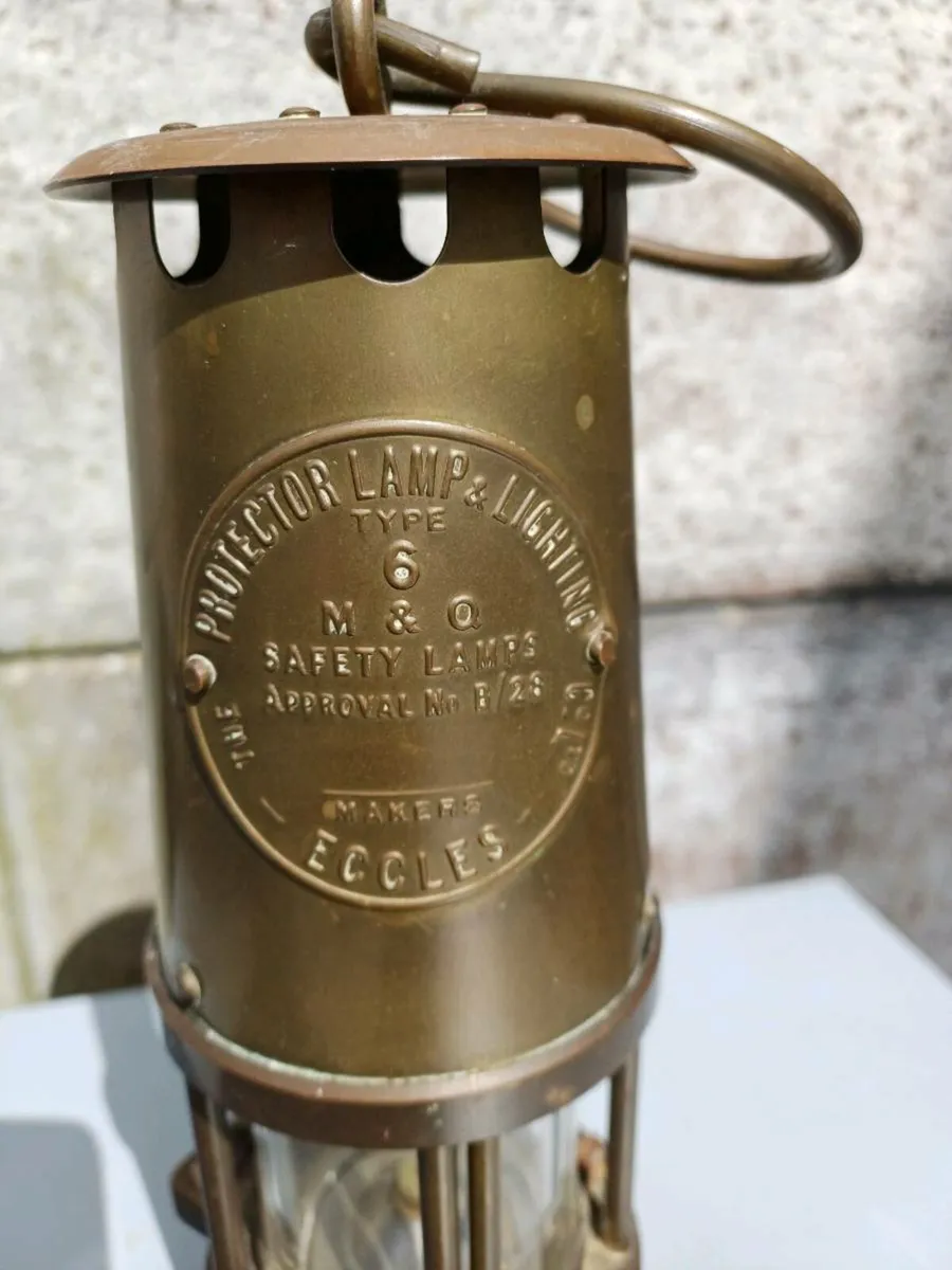 Antique Brass Miners Lamp - Image 4