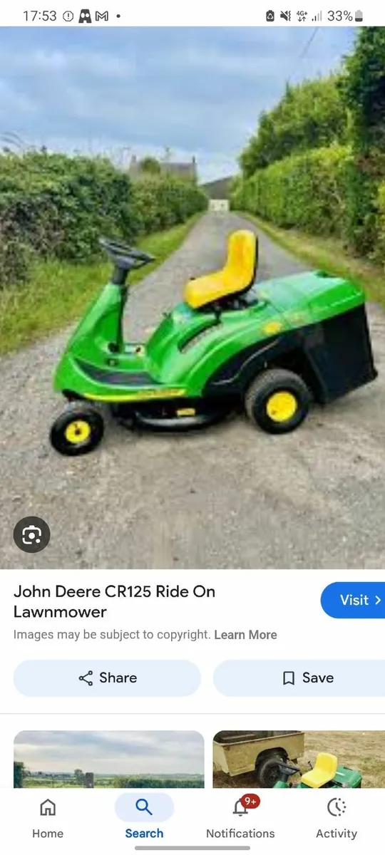 Ride on mower wanted - Image 1