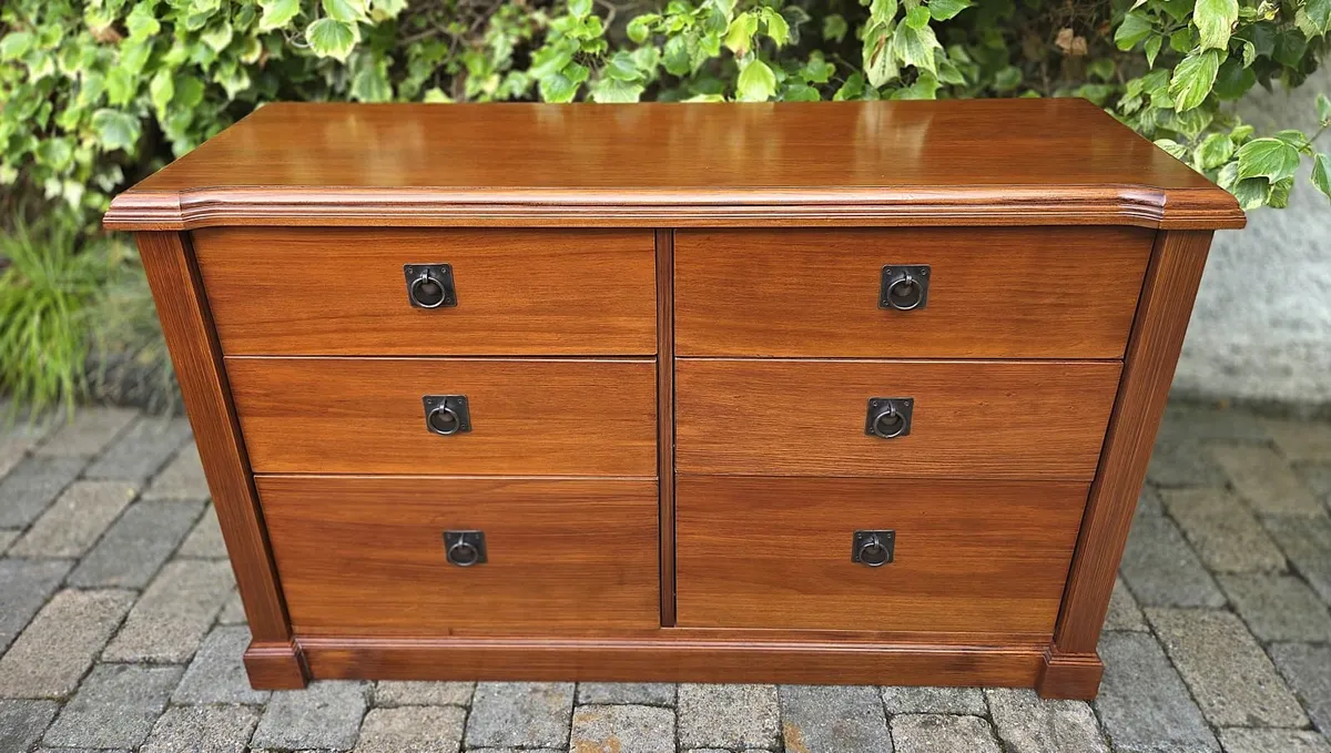 Walnut Low Chest - Image 2