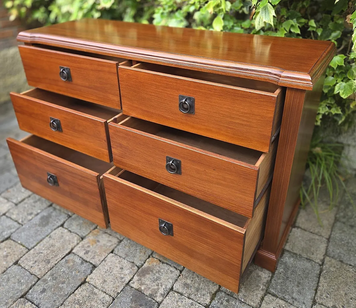 Walnut Low Chest - Image 3