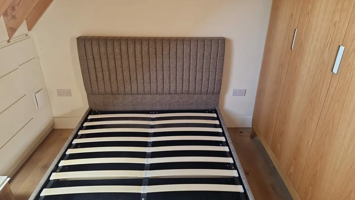 Grey Double Bed BRAND NEW - Image 1