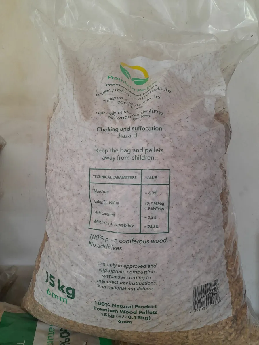 Wood pellets (15kg bags) - Image 2