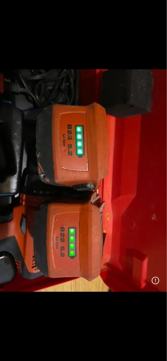 Hilti 5.2ah batteries