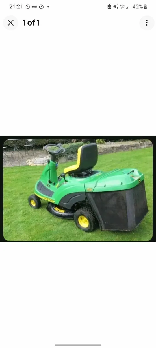 Ride on mower wanted - Image 2