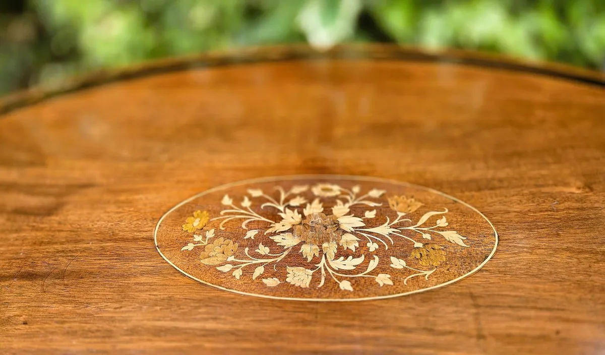 Victorian Walnut Centre Table- Circa 1890 - Image 3