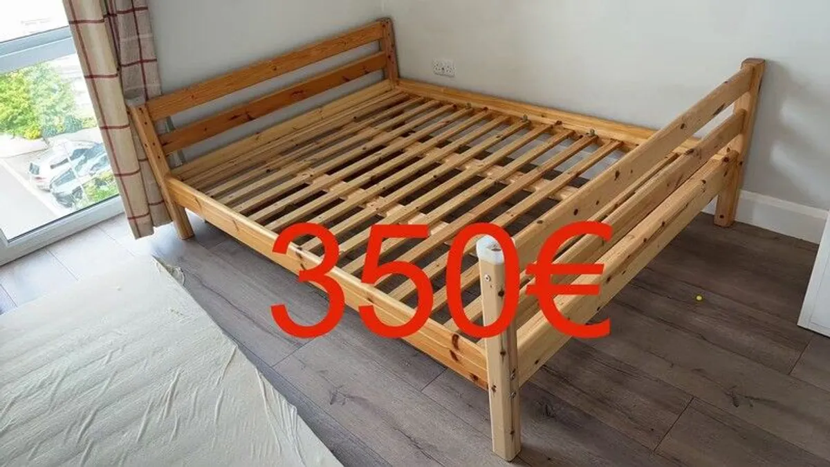 second hand beds, sofa, table, chair, mattress in excellent condition - Image 1