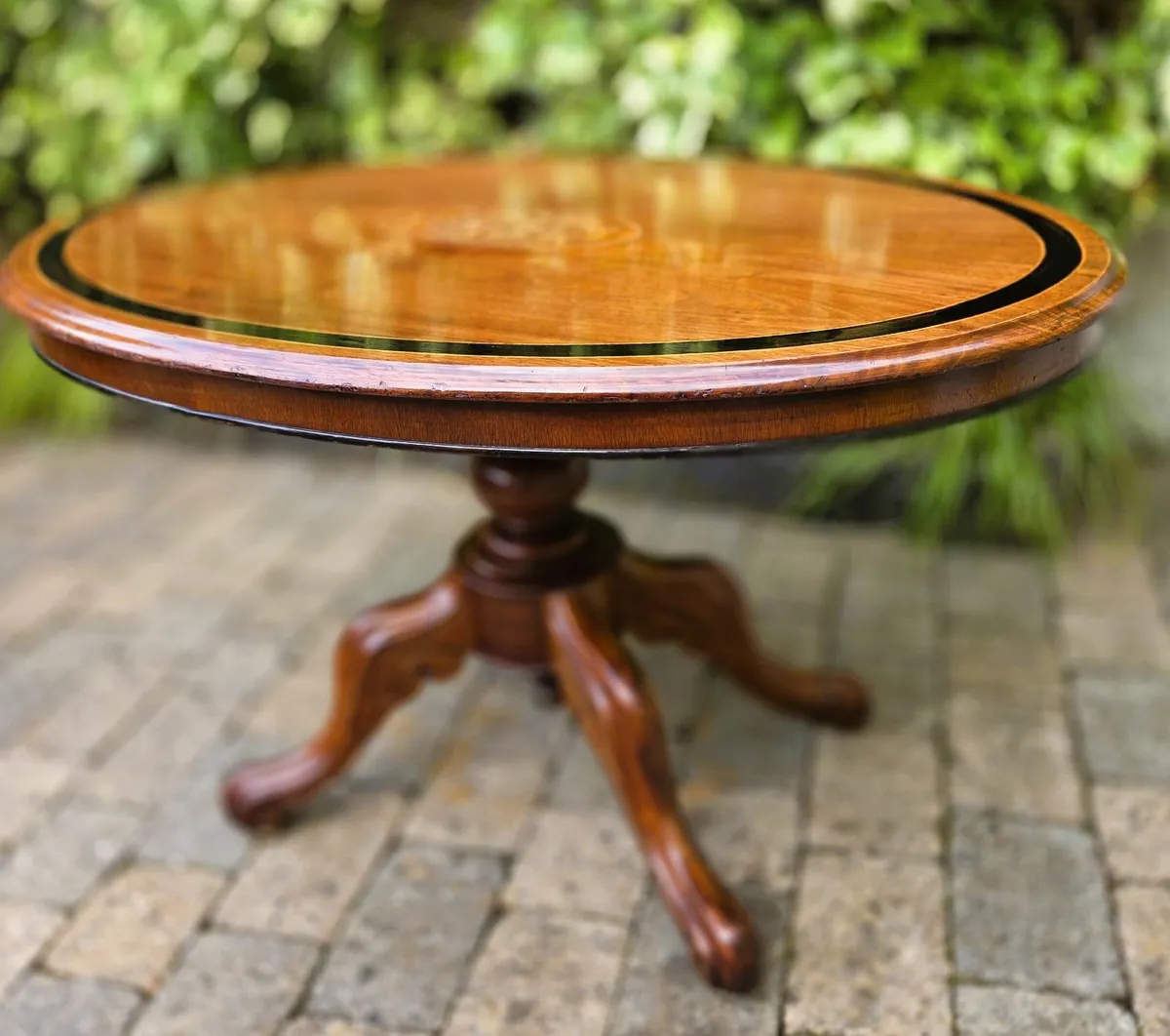 Victorian Walnut Centre Table- Circa 1890 - Image 1