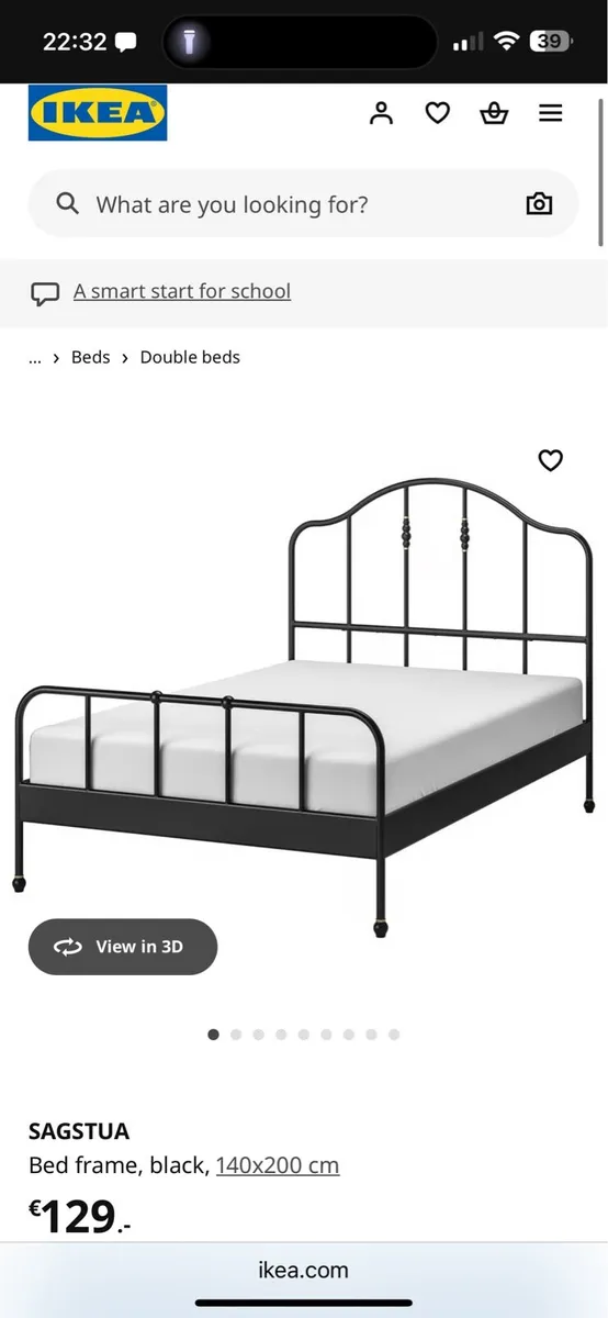 Ikea Sagstua bed frame - Image 1