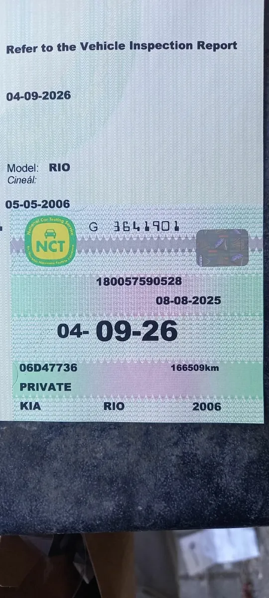 Kia Rio 2006, NCT Sept 2026, low mileage - Image 2