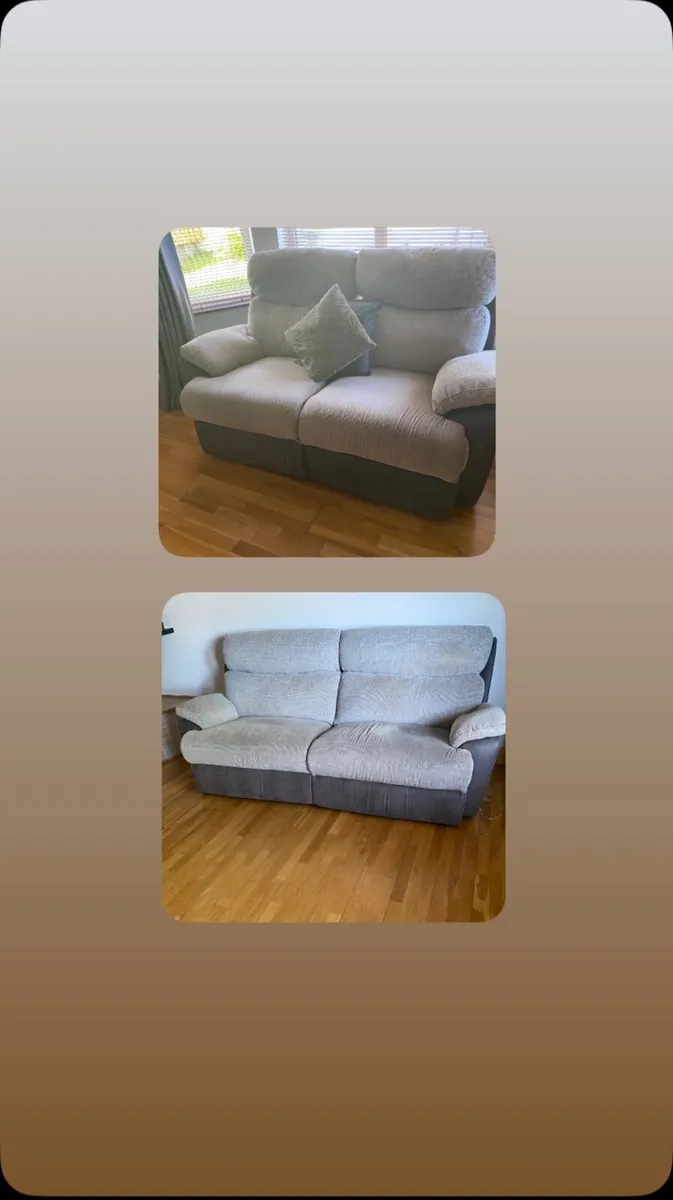 3 + 2 seater power recliner couches - Image 1