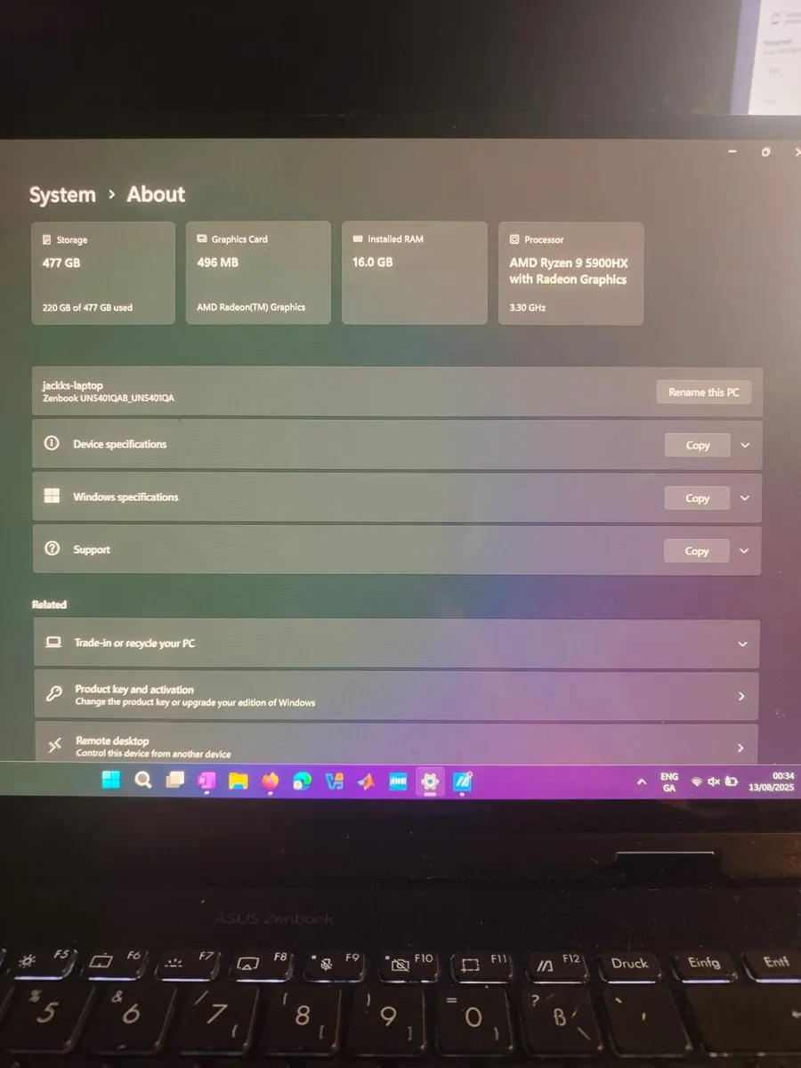 Asus Zenbook Flip OLED TouchScreen Ryzen 9 - Image 2