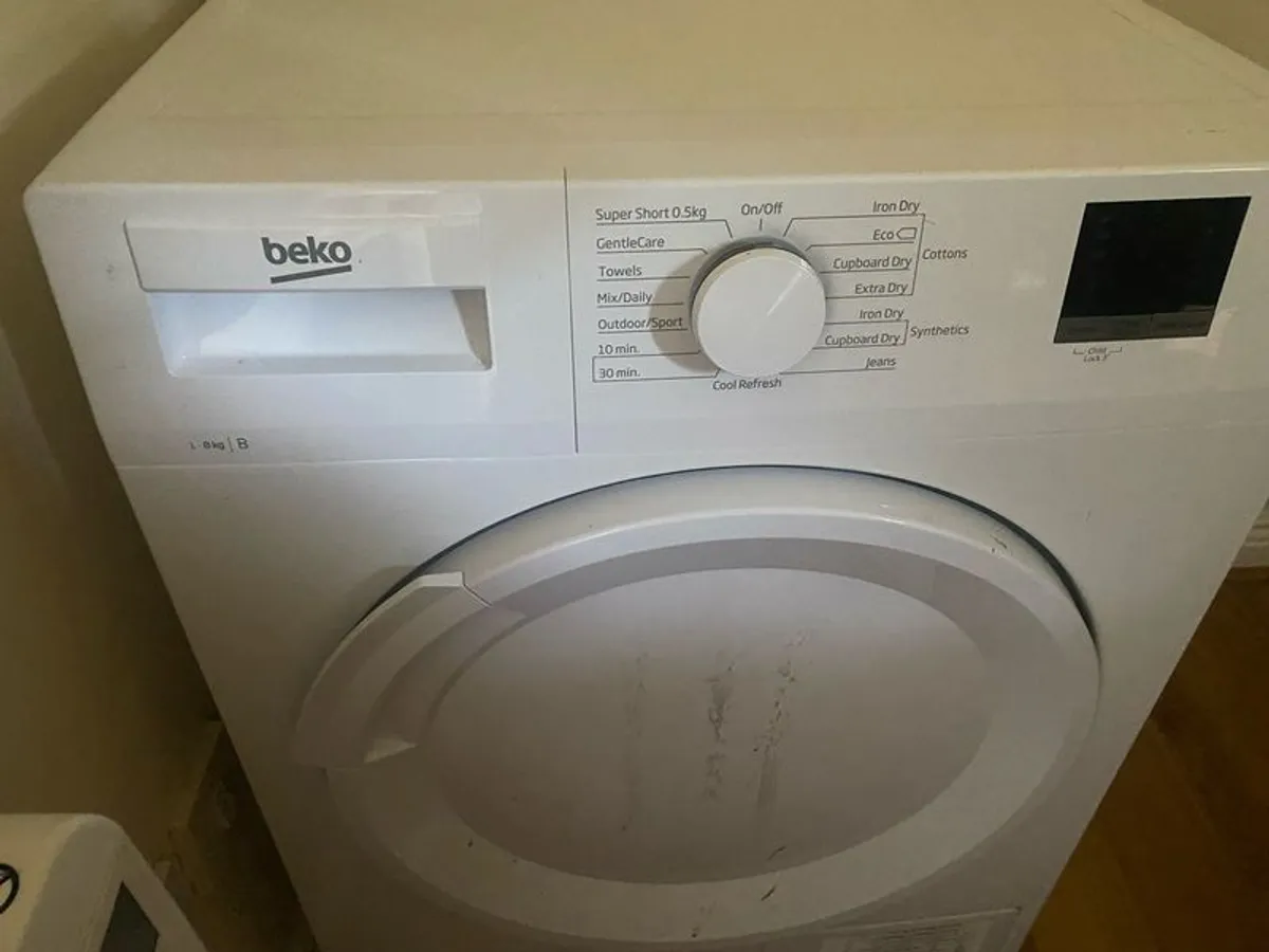ONO. Beko 8kg condenser dryer - Image 4