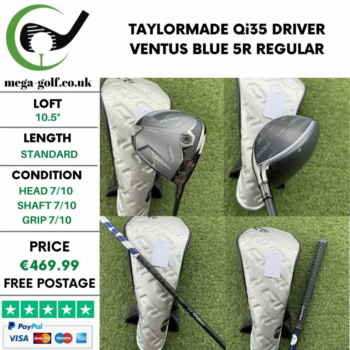 TAYLORMADE Qi35 DRIVER / 10.5° / REGULAR - Image 1