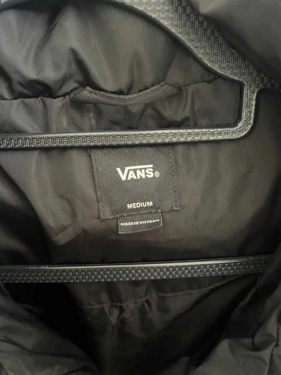 Vans Black Bomber Jacket - Image 2