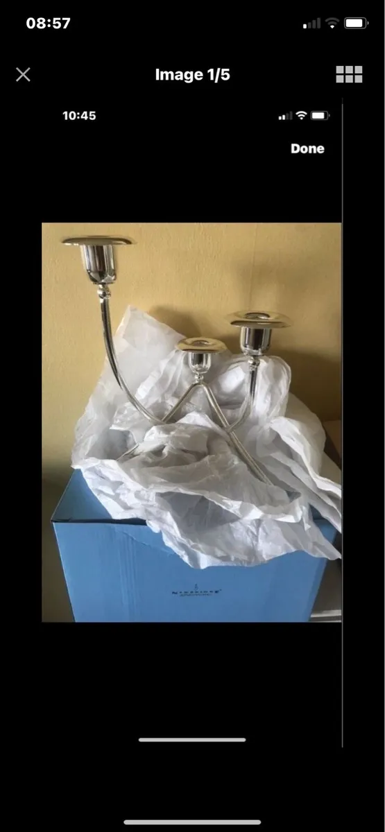 New-Newbridge Silverware Candleabra - Image 1