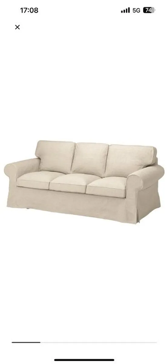 IKEA Ektorp 3 seat sofa - Image 1