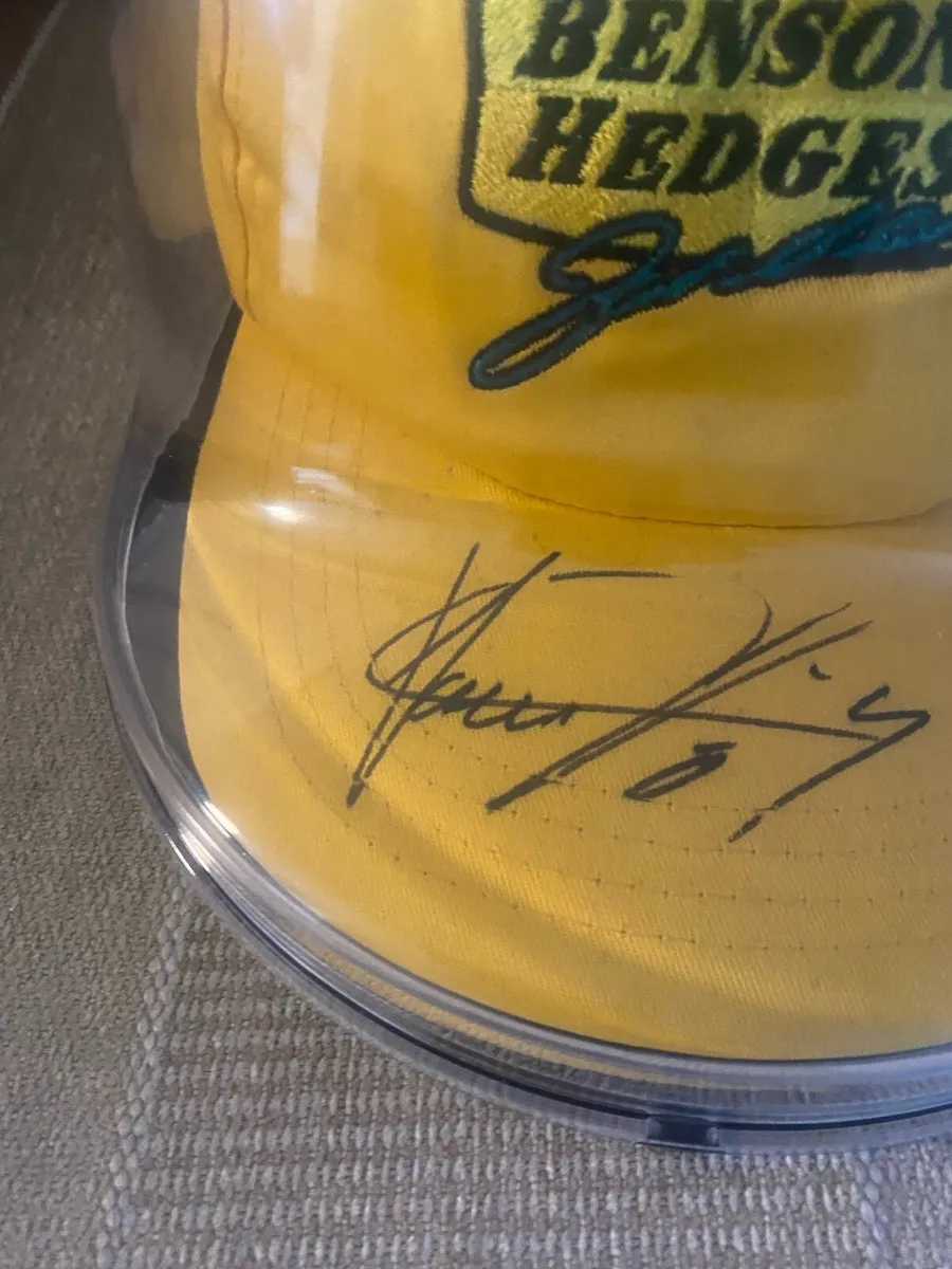 Signed Eddie Jordan and Damon Hill Hat - Image 2
