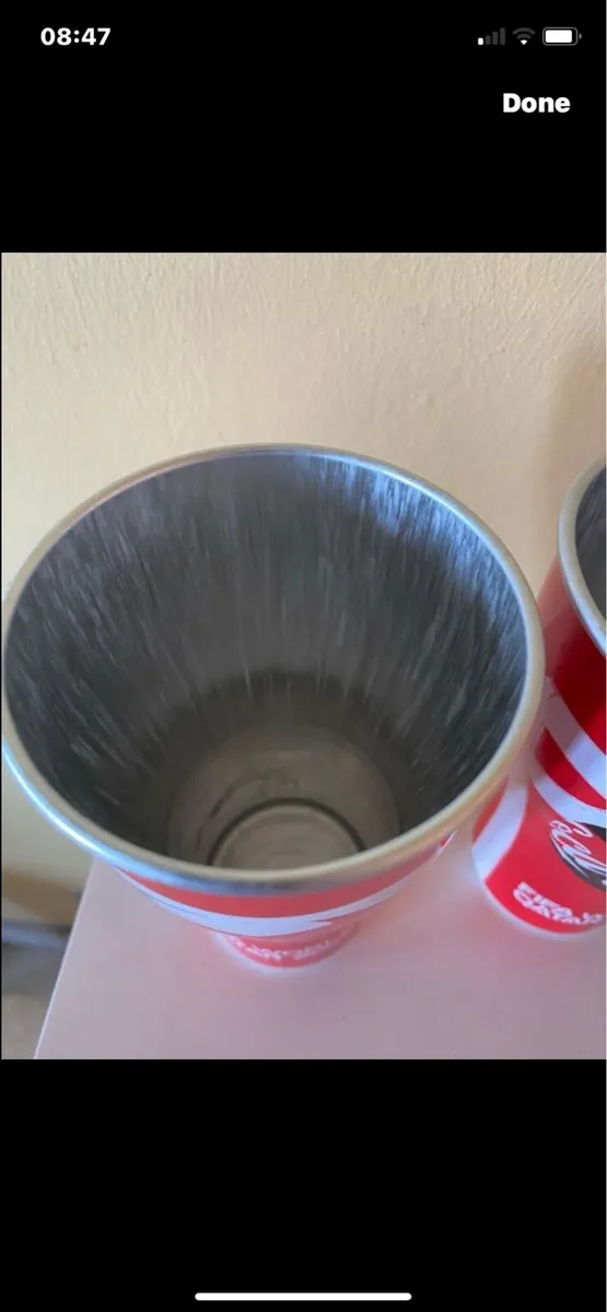 Qatar 2022 World cup Coca Cola aluminium Cups - Image 4