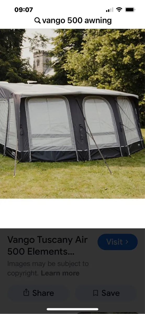 Caravan awning