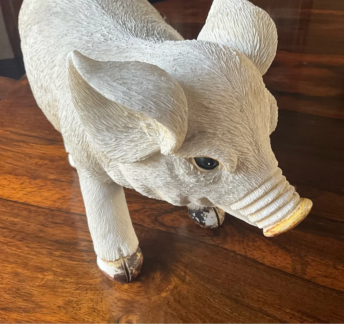 Vintage Large Ceramic Pig - Image 1