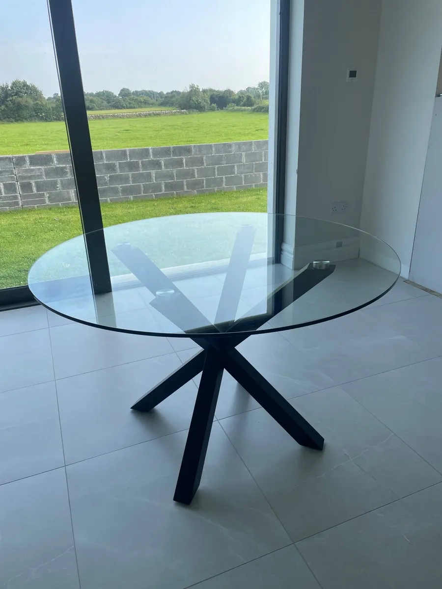 Glass Top Kitchen Table - Image 1