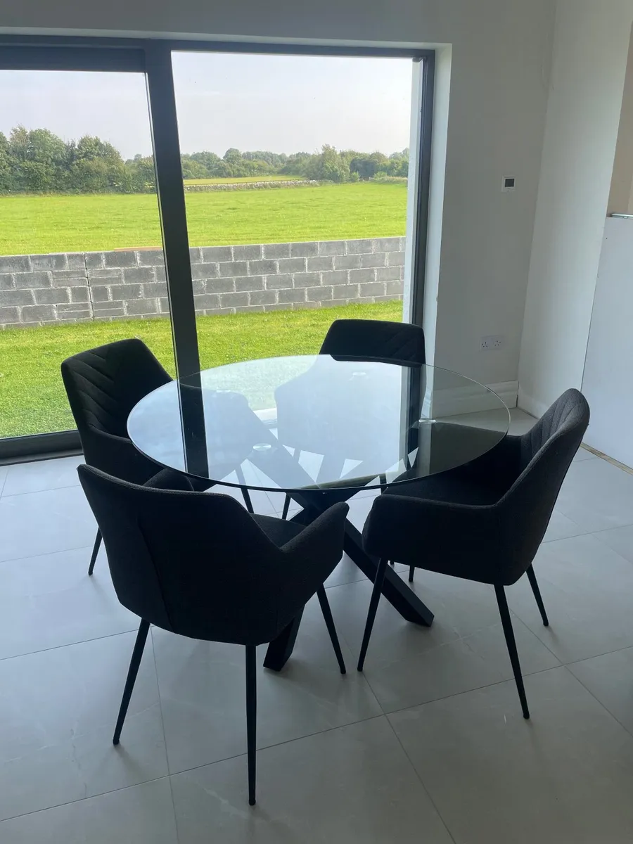 Glass Top Kitchen Table - Image 3