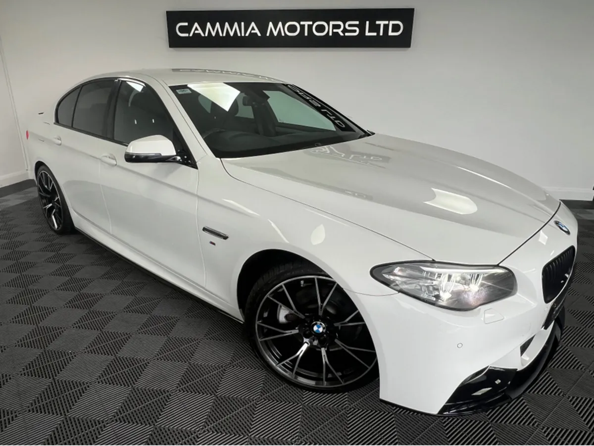 BMW 5-Series BMW 520D M SPORT 5DR AUTO*BLACK LEATH - Image 1