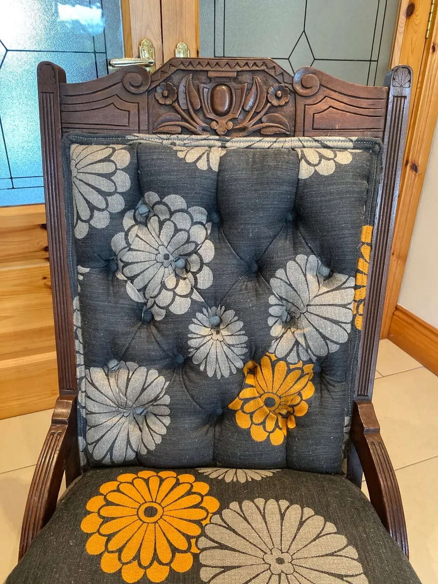Armchair and Footstool - Image 2