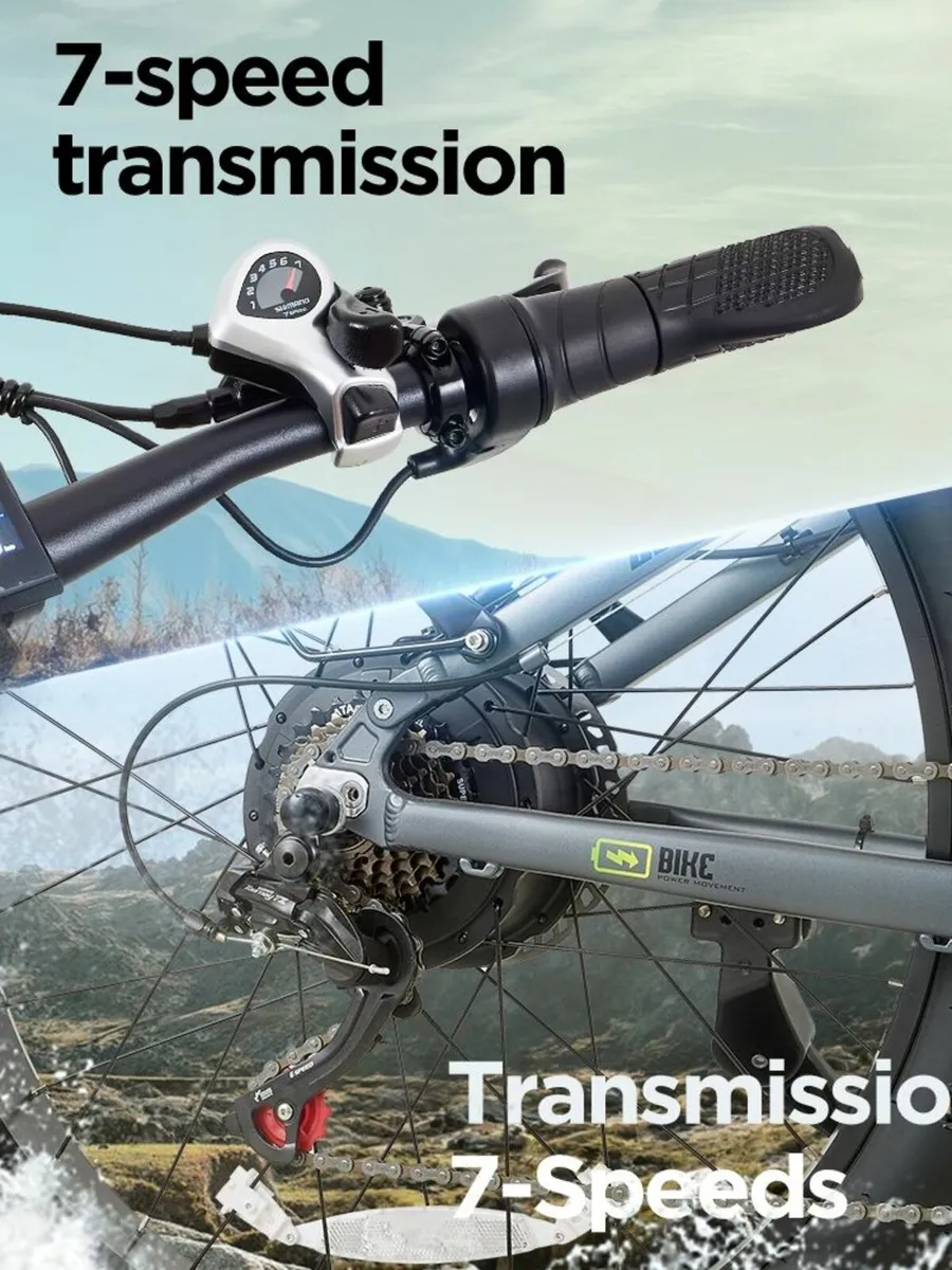 BURCHDA RX80 Dual Motor Fat Tire Electric Bike - Image 4