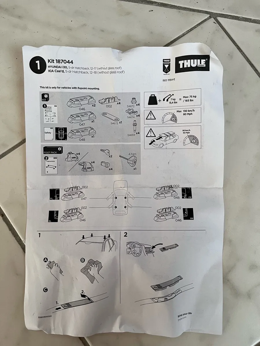 Thule Roof Rack Kit - Image 3