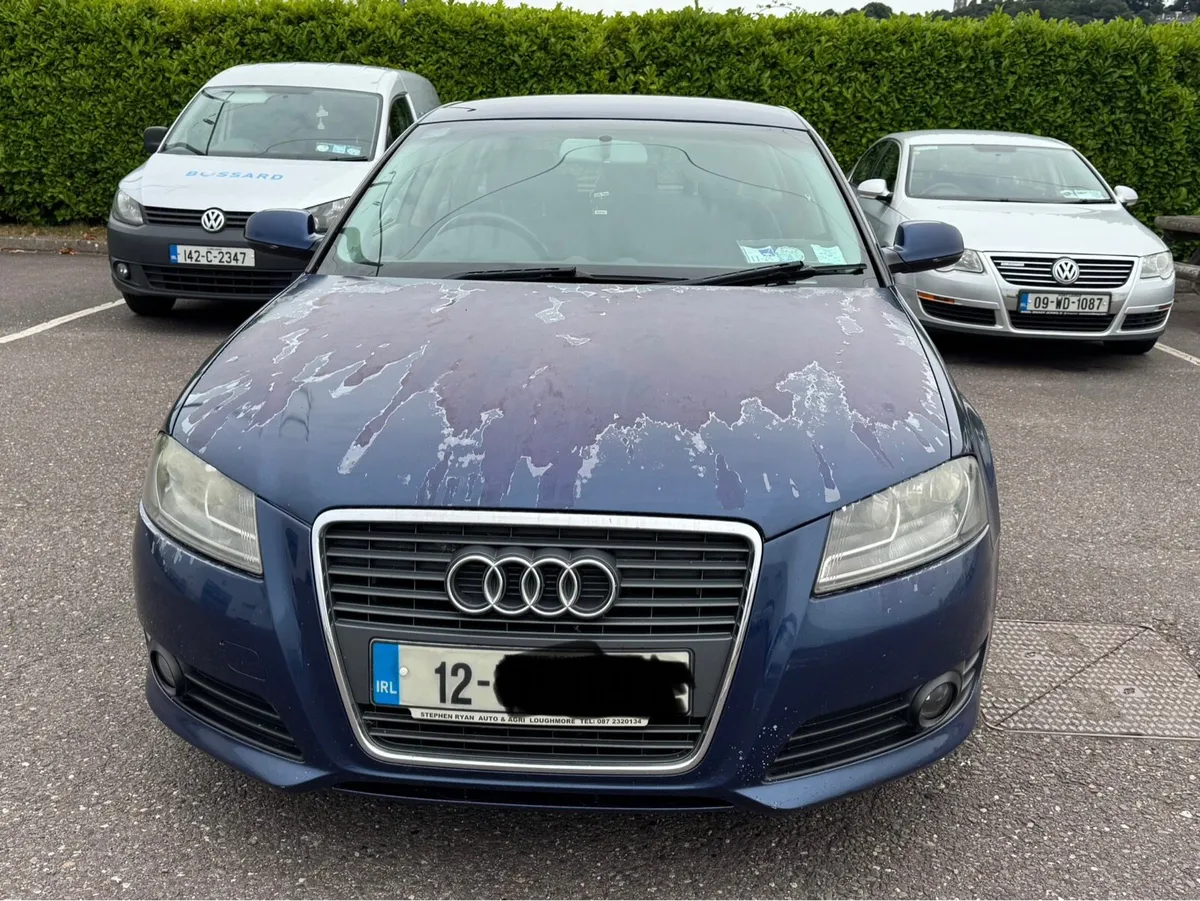 Audi A3, 2012, Bonnet Needs Paint & has EGR Fault, - Image 1